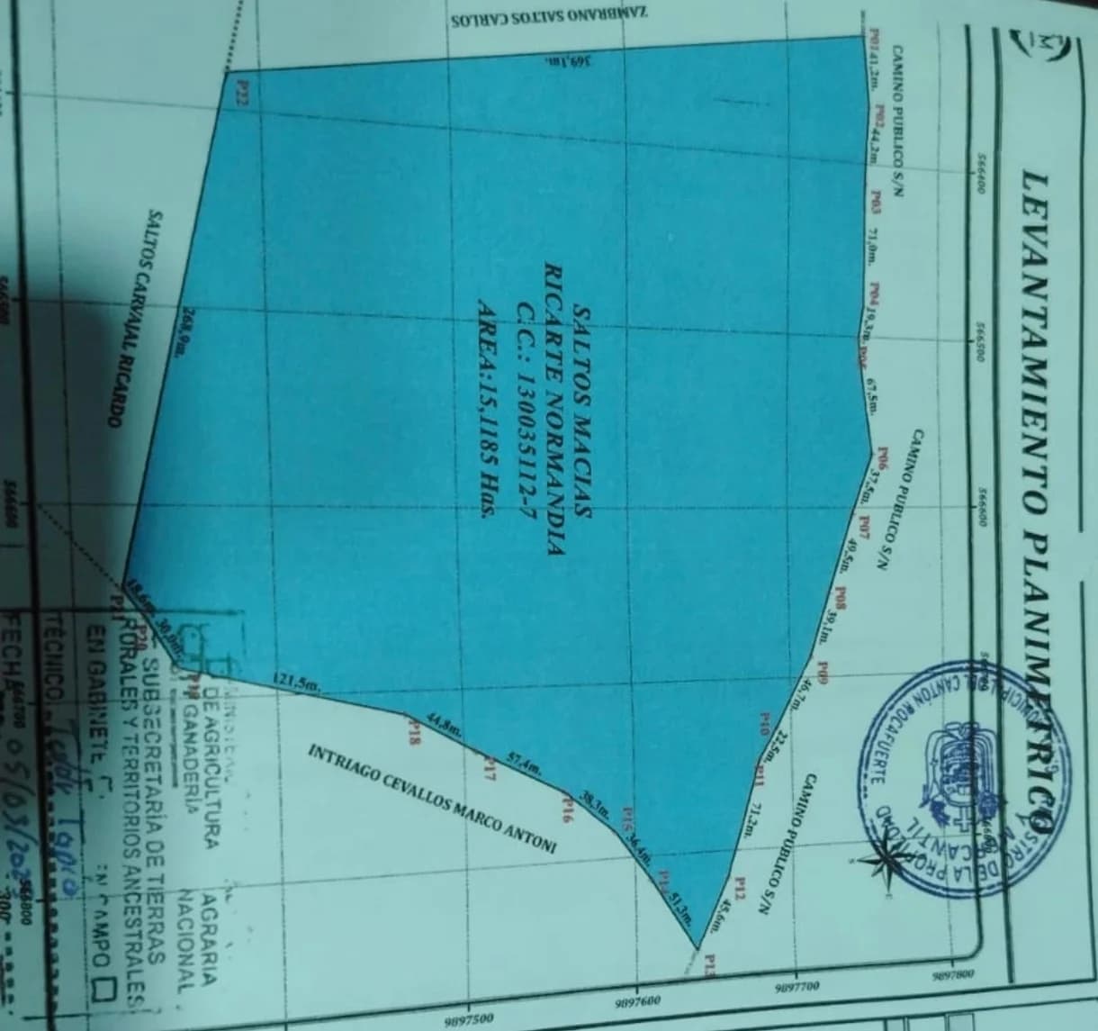 Finca en venta de 15 hectareas en Rocafuerte Manabi